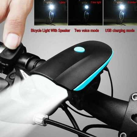 LAMPADA FARETTO LED PER MANUBRIO BICI BICICLETTA BIKE BATTERIA RICARICABILE USB Sport e tempo libero/Attività ricreative all'aperto/Ciclismo/Luci e riflettori/Fanalini anteriori Zencoccostore - Formia, Commerciovirtuoso.it