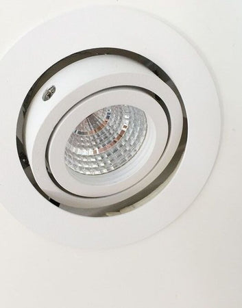 Lampada Faretto LED tondo orientabile bianco 5W  luce calda driver inclusi design ed alta luminosità Illuminazione/Illuminazione per interni/Luci da incasso/Portafaretti da incasso Led Mall Home - Napoli, Commerciovirtuoso.it