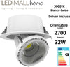 Lampada Faretto Spot Par38 incasso orientabile 32W 3000K Bianco caldo per commerciale,vetrine, esposizioni, showroom, mostre Illuminazione/Illuminazione per interni/Lampadari lampade a sospensione e plafoniere/Plafoniere Led Mall Home - Napoli, Commerciovirtuoso.it