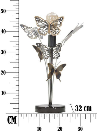 Lampada Farfalle Cm 32X47 Illuminazione/Illuminazione per interni/Lampade/Lampade da tavolo e abat-jour Led Mall Home - Napoli, Commerciovirtuoso.it
