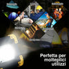Lampada Faro Lavoro Portatile Torcia 20w 2000 Lm A Batteria Litio Luce Emergenza Sport e Tempo Libero > Campeggio > Tempo Libero > Lampade Portatili Trade Shop italia - Napoli, Commerciovirtuoso.it