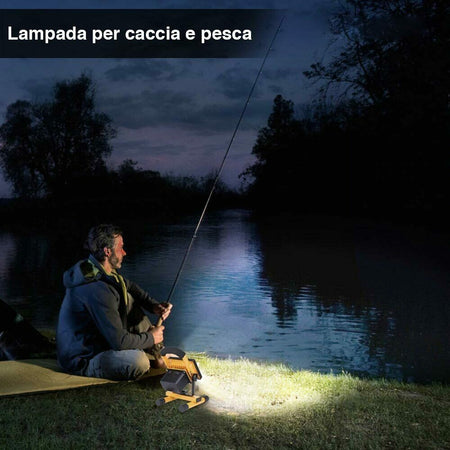 Lampada Faro Led Lavoro Portatile Torcia 50w Batteria Litio Luce Emergenza 2500l Sport e Tempo Libero > Campeggio > Tempo Libero > Lampade Portatili Trade Shop italia - Napoli, Commerciovirtuoso.it