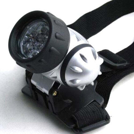 LAMPADA FRONTALE TORCIA DA TESTA LUCE 7 LED BIANCHI A BATTERIE PESCA SPORT Fai da te/Sicurezza e protezione/Torce/Lampade da testa Trade Shop italia - Napoli, Commerciovirtuoso.it