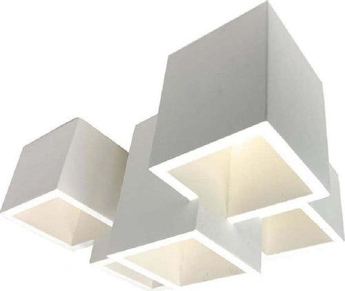 Lampada In Gesso A 5 Cubi Da Soffitto Lampadario Supporto Faretti Gu10 Gs-c06-5 Casa, arredamento e bricolage > Illuminazione da interno > Lampadari Trade Shop italia - Napoli, Commerciovirtuoso.it