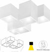 Lampada In Gesso A 5 Cubi Da Soffitto Lampadario Supporto Faretti Gu10 Gs-c06-5 Casa, arredamento e bricolage > Illuminazione da interno > Lampadari Trade Shop italia - Napoli, Commerciovirtuoso.it