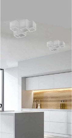 Lampada-In-Gesso-A-5-Cubi-Da-Soffitto-Lampadario-Supporto-Faretti-Gu10-Gs-c06-5