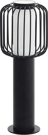 Lampada-Industrial-Da-Esterno-Ravello-1-Luce-Acciaio-Zincato-Nero-H45Cm