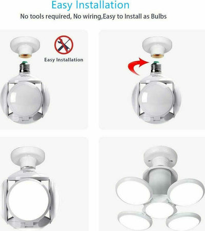Lampada Lampadario Deformabile Led 40w 6800k 5 Vie Bianca Attacco E27 Ufo Palla  Trade Shop italia - Napoli, Commerciovirtuoso.it