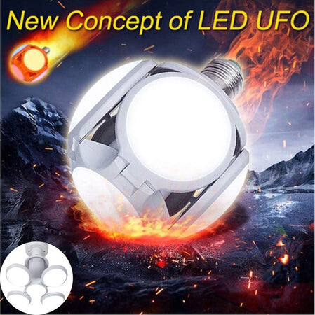 Lampada Lampadario Deformabile Led 60w Luce Fredda 5 Vie Bianca Attacco E27 Ufo Illuminazione/Lampadine/Lampadine a LED Trade Shop italia - Napoli, Commerciovirtuoso.it