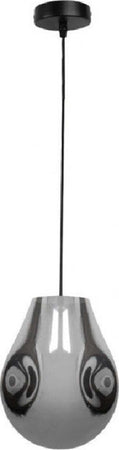 Lampada Lampadario Sospensione E27 Drop in Vetro Argento Grigio Scuro Ip20 Lp-20 Lampada Soffitto Goccia TradeShop Trade Shop italia - Napoli, Commerciovirtuoso.it