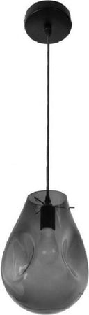 Lampada Lampadario Sospensione E27 Drop in Vetro Argento Grigio Scuro Ip20 Lp-20 Lampada Soffitto Goccia TradeShop Trade Shop italia - Napoli, Commerciovirtuoso.it