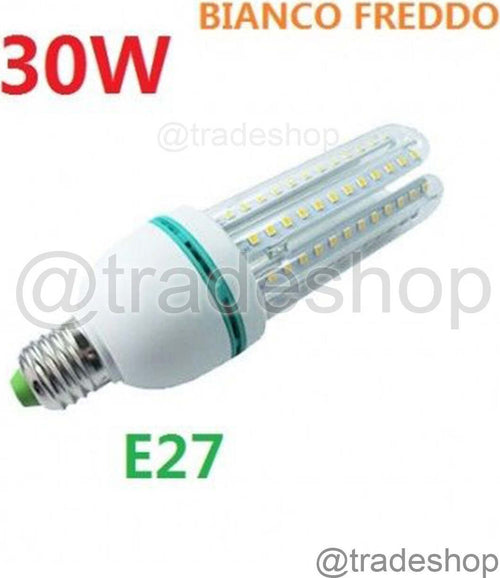 LAMPADA LAMPADINA LED 30W LUCE FREDDA BASSO CONSUMO E27 Illuminazione/Lampadine/Lampadine a LED Trade Shop italia - Napoli, Commerciovirtuoso.it