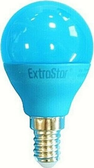 Lampada-Lampadina-A-Led-E14-4w-60-Lumen-Globetto-E14-Colorata-Luce-Azzurro-Blu