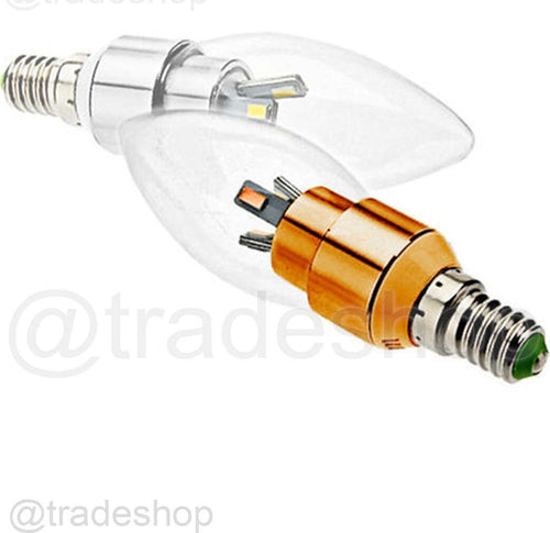 LAMPADA LAMPADINA LED OLIVA SMD VETRO TRASPARENTE 3W E14 BIANCO CALDO O FREDDO Illuminazione/Lampadine/Lampadine a LED Trade Shop italia - Napoli, Commerciovirtuoso.it