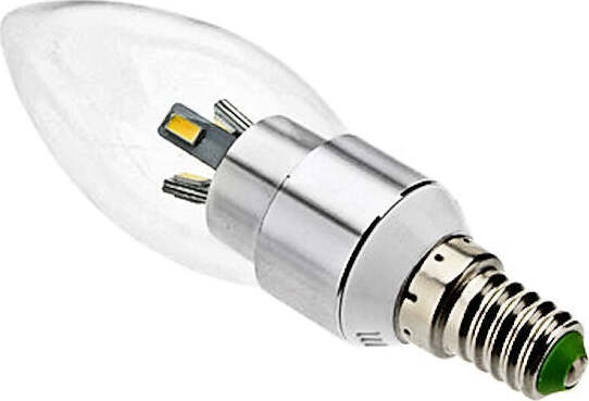 LAMPADA LAMPADINA LED OLIVA SMD VETRO TRASPARENTE 3W E14 BIANCO CALDO O FREDDO Illuminazione/Lampadine/Lampadine a LED Trade Shop italia - Napoli, Commerciovirtuoso.it