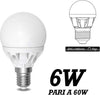 LAMPADA LED 6W WATT E14 490 LUMEN BIANCO CALDO 3000°K SFERA GLOBO OPACA Illuminazione/Lampadine/Lampadine a LED Trade Shop italia - Napoli, Commerciovirtuoso.it