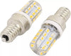 Lampada E14 LED AC12-20V DC 12-30V 2,5W RESA 25W 48SMD 2835 Bianco Caldo 3500K Camper Barca Vetrina Cucina