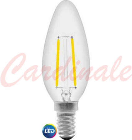 LAMPADA LED A FILAMENTO MOD OLIVA 4W E14 400Lm 2700K Lampade Faretti Led