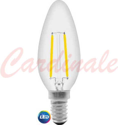 LAMPADA LED A FILAMENTO MOD OLIVA 4W E14 400Lm 2700K Lampade Faretti Led