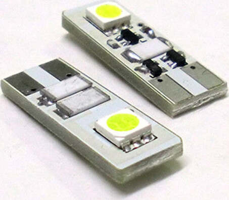 Lampada-Led-Canbus-T10-W5W-2-Smd-Bianco-No-Polarita-No-Errore-Check-Luci-12V-Carall