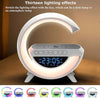 Lampada Led Caricabatteria Wireless Cassa Speaker A Forma G Con Sveglia Display Illuminazione/Illuminazione per interni/Lampade/Lampade da tavolo e abat Trade Shop italia - Napoli, Commerciovirtuoso.it