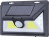 Lampada Led Cob Luce Ricarica Solare Applique Parete Sensore Movimento Tx-9498 Illuminazione/Illuminazione per esterni/Lampade da parete Trade Shop italia - Napoli, Commerciovirtuoso.it