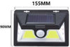 Lampada Led Cob Luce Ricarica Solare Applique Parete Sensore Movimento Tx-9498 Illuminazione/Illuminazione per esterni/Lampade da parete Trade Shop italia - Napoli, Commerciovirtuoso.it