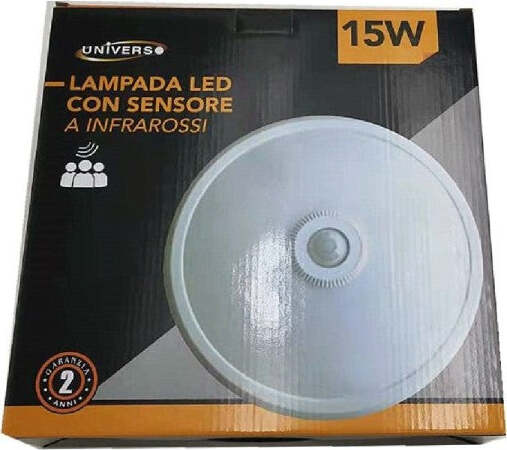 Lampada-Led-Con-Sensore-Movimento-Infrarossi-Plafoniera-Rotonda-15-Watt-Ycb1073b