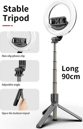 Lampada Led Da 5 Pollici + Stick Con Supporto Telefono Cellulare Bluetooth 4.0 Elettronica e telefonia > Fotografia e video > Supporti e Cavalletti Trade Shop italia - Napoli, Commerciovirtuoso.it