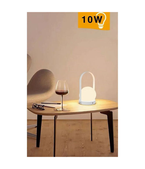Lampada Led Da Tavolo Ricaricabile Portatile Lume 3 Colorazioni Di Luce D29-b3c
