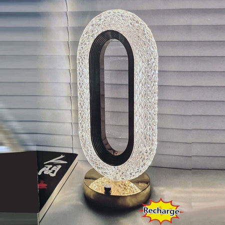 LAMPADA LED DA TAVOLO RICARICABILE USB TIPO CRISTALLO ATMOSFERA DIAMANTE TOUCH Illuminazione/Illuminazione per interni/Lampade/Lampade da tavolo e abat-jour Zencoccostore - Formia, Commerciovirtuoso.it