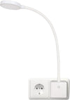 Lampada Led Dimmerabile Con Attacco A Spina E Interruttore Touch Bianca Illuminazione/Illuminazione per interni/Illuminazioni per pareti/Lampade da lettura Liquidator Italia - Nicosia, Commerciovirtuoso.it