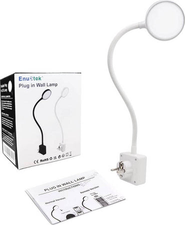 Lampada Led Dimmerabile Con Attacco A Spina E Interruttore Touch Bianca Illuminazione/Illuminazione per interni/Illuminazioni per pareti/Lampade da lettura Liquidator Italia - Nicosia, Commerciovirtuoso.it