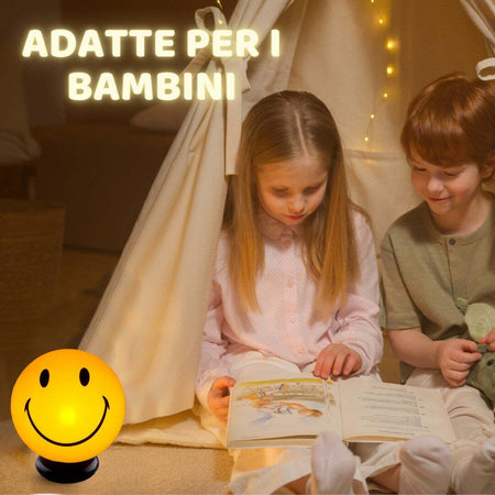 Lampada led emoticon mr lui Illuminazione/Illuminazione per interni/Illuminazione per bambini/Luci notturne per bambini Led Mall Home - Napoli, Commerciovirtuoso.it