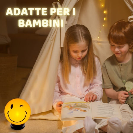 Lampada led emoticon nice occhiolino Illuminazione/Illuminazione per interni/Illuminazione per bambini/Luci notturne per bambini Led Mall Home - Napoli, Commerciovirtuoso.it