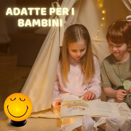 Lampada led emoticon smile relax Illuminazione/Illuminazione per interni/Illuminazione per bambini/Luci notturne per bambini Led Mall Home - Napoli, Commerciovirtuoso.it