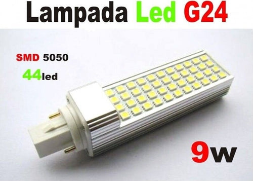 LAMPADA LED G24 9W 44 led SMD 5050 Ad alta luminosità Bianco Caldo classe A Illuminazione/Lampadine/Lampadine a LED Trade Shop italia - Napoli, Commerciovirtuoso.it