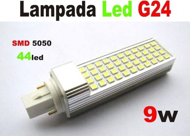 LAMPADA LED G24 9W 44 led SMD 5050 Ad alta luminosità Bianco Caldo classe A Illuminazione/Lampadine/Lampadine a LED Trade Shop italia - Napoli, Commerciovirtuoso.it
