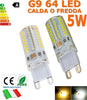 Lampada led G9 220V 5W 64 Led Calda/Fredda OLTRE 500 LUMEN LE+POTENTI LAMPADINA! Illuminazione/Lampadine/Lampadine a LED Trade Shop italia - Napoli, Commerciovirtuoso.it