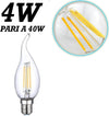 LAMPADA LED LAMPADINA 4W E14 BIANCO FREDDO FIAMMA COLPO DI VENTO FILAMENTO Illuminazione/Lampadine/Lampadine a LED Trade Shop italia - Napoli, Commerciovirtuoso.it