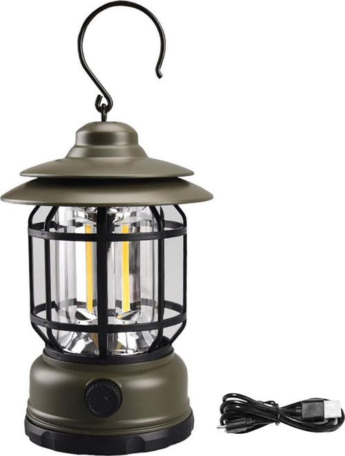 Lampada-LED-Lanterna-ricaricabile-USB-da-campeggio-portatile-Con-gancio-Dimmerabile