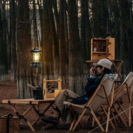 Lampada-LED-Lanterna-ricaricabile-USB-da-campeggio-portatile-Con-gancio-Dimmerabile