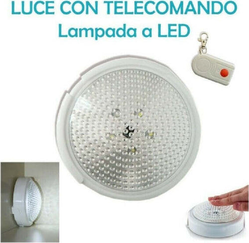 Lampada-Led-Luce-Da-Interno-Wireless-Senza-Fili-Con-Telecomando-Emergenza