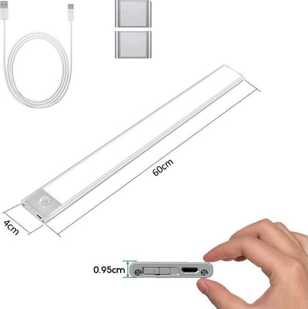 Lampada-Led-Luce-Naturale-Sensore-Crepuscolare-Rileva-Movimento-Ricaricabile-3-W-Universo