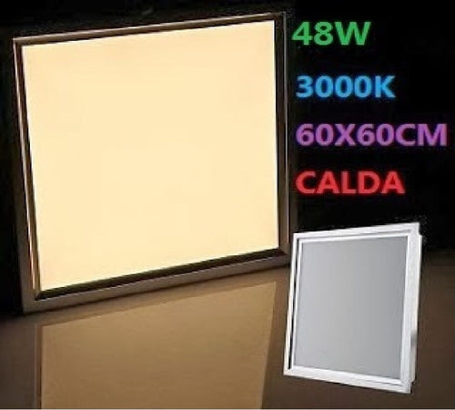 Lampada LED Pannello QUADRATO 48W Incasso 220V FREDDO BIANCO CALDA 60x60cm  Trade Shop italia - Napoli, Commerciovirtuoso.it