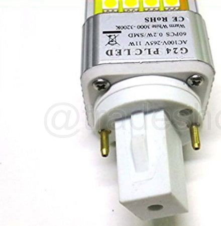 Lampada LED PLC G24 220V 12W SMD 5050 Bianco 6500K FREDDO E BIANCO CALDA Illuminazione/Lampadine/Lampadine a LED Trade Shop italia - Napoli, Commerciovirtuoso.it