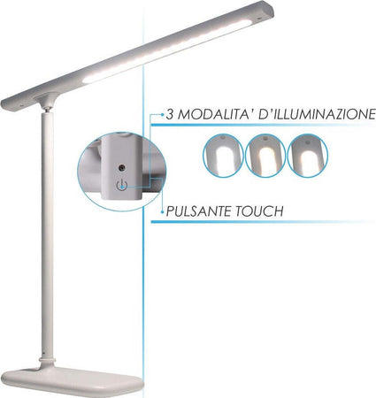 Lampada Led Scrivania Ricaricabile Usb Da Tavolo Touch 3 Modalita' Luce Xc-2685 Casa, arredamento e bricolage > Illuminazione da interno > Lampade da Tavolo Trade Shop italia - Napoli, Commerciovirtuoso.it