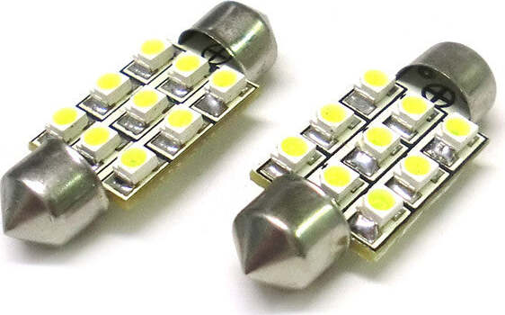 Lampada Led Siluro T11 C5W 39mm 9 Smd Bianco Freddo 12V Luci Targa Auto e Moto/Parti per auto/Luci lampadine e indicatori/Blocchi illuminazione e componenti/Luci targa Scontolo.net - Potenza, Commerciovirtuoso.it
