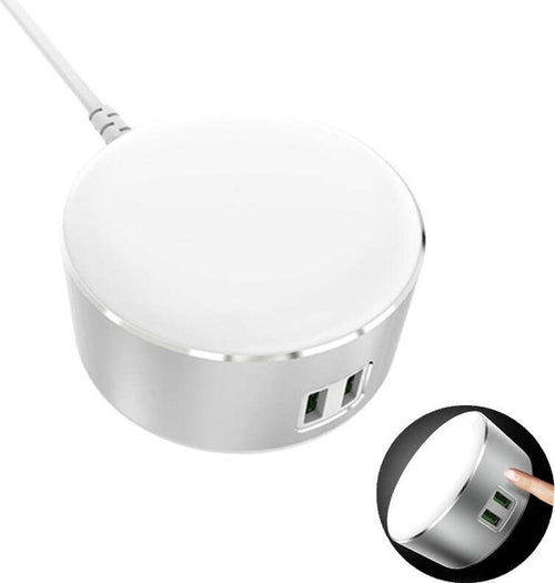 LAMPADA LED TOUCH CON CARICABATTERIE 2 PORTE USB DA VIAGGIO PER IOS ANDROID Illuminazione/Illuminazione per interni/Lampade/Lampade da tavolo e abat-jour Trade Shop italia - Napoli, Commerciovirtuoso.it