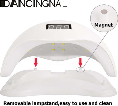 Lampada Led Uv per Unghie Nail Art Asciuga Gel Smalto 2 in 1 48 W Manicure Fornetto Gel Semi Permanente Unghie Mani Piedi Bellezza/Manicure e pedicure/Decorazioni per unghie/Strumenti/Asciuga unghie e lampade UV Trade Shop italia - Napoli, Commerciovirtuoso.it